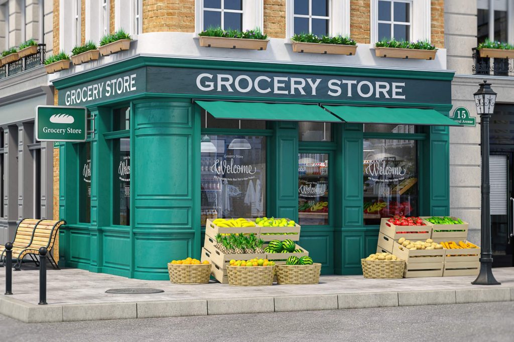 Grocery store exterior