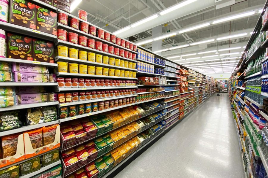 Supermarket aisle