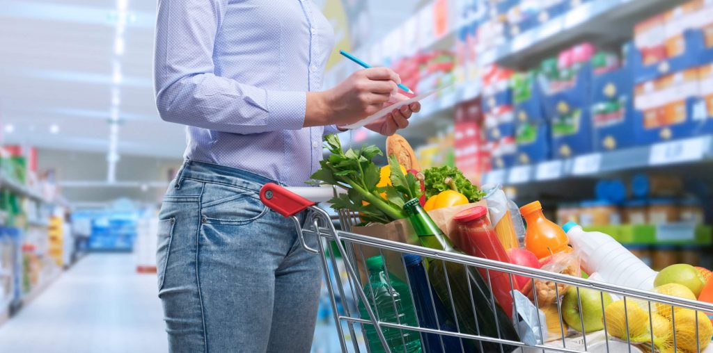 Woman shopping