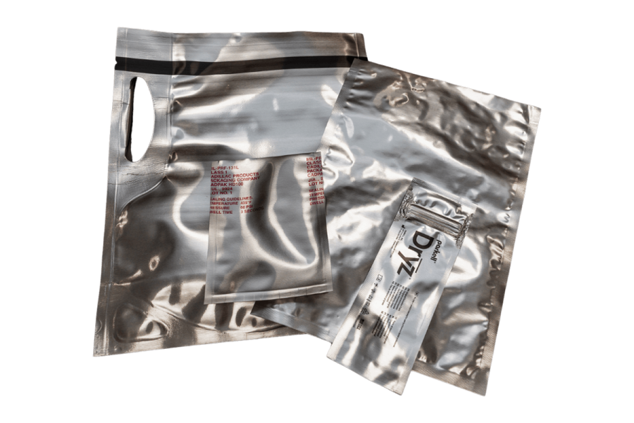 Assorted Unlabeled Pouches